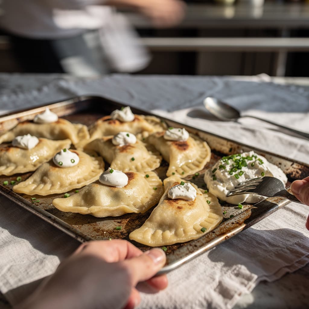 Potato and Cheese Pierogi