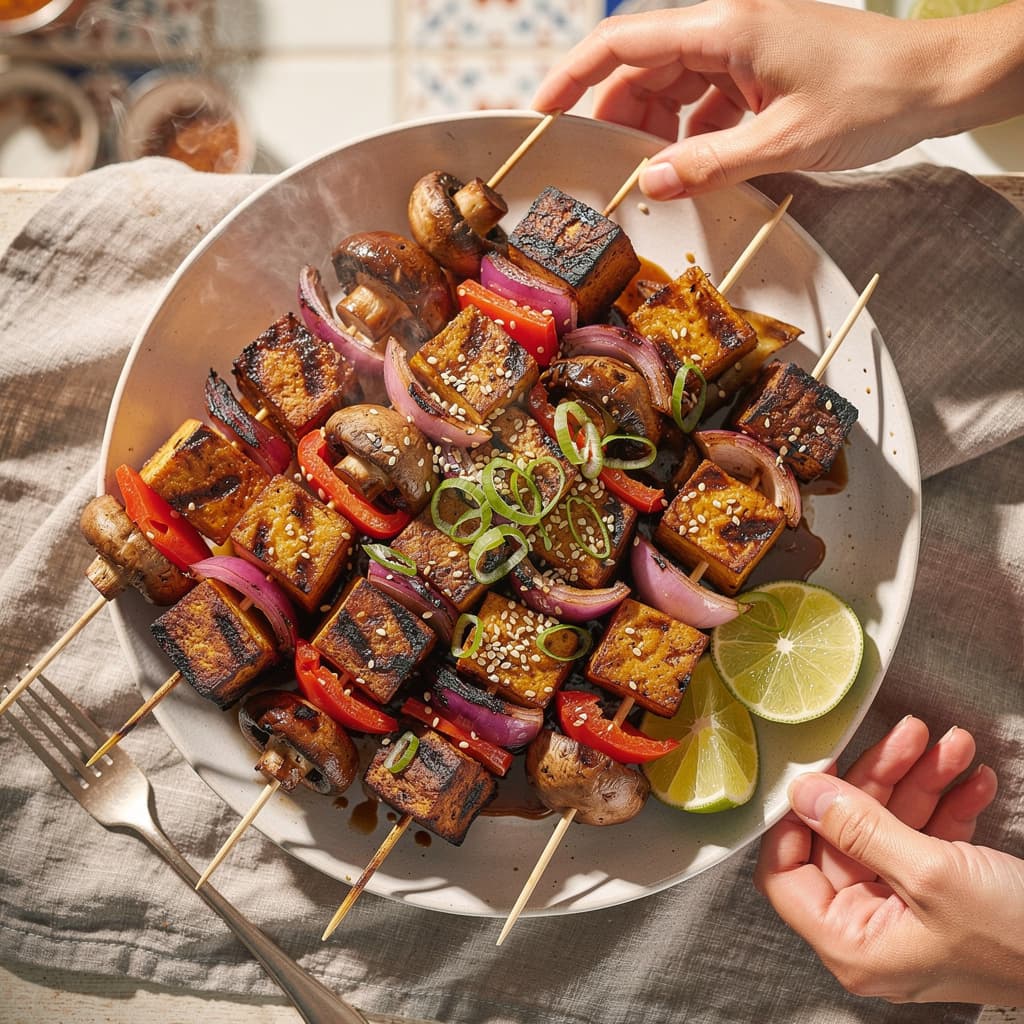 Grilled Tofu Skewers